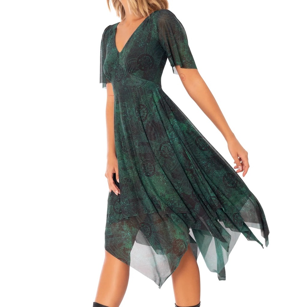 Blackmilk Celtic cross dress fairycore cottage fairy renaissance Ireland irish